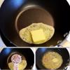 Cho bơ vào chảo đun nóng chảy. Cho thêm hành tím băm vào rồi phi thơm với bơ tan.