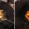 Tiếp theo, cho 100ml coca cola vào, nấu nhỏ lửa đến khi thịt gà săn lại, nước trong nồi cạn gần hết.