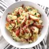 Món khoai tây luộc trộn giấm bacon không chỉ ngon lạ về hương vị, tạo độ ngon mà không hề ngán,  đồng thời đây cũng là một dạng salad giàu chất dinh dưỡng đấy. Bạn hãy thử làm ngay nhé.