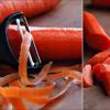 Cà rốt gọt vỏ, cắt miếng nhỏ, cho vào nồi thêm chút nước, đun cho chín mềm.