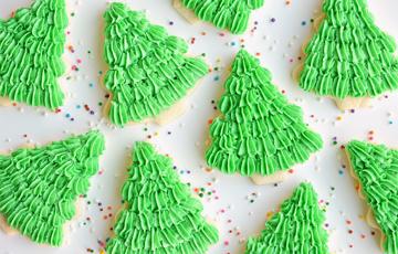 Bánh cookie cây thông Giáng Sinh