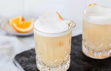 Classic Whiskey Sour Cocktail