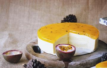 Passion fruit cheesecake