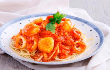 Spaghetti sốt hải sản