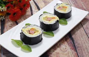 Sushi cuộn không cần mành tre