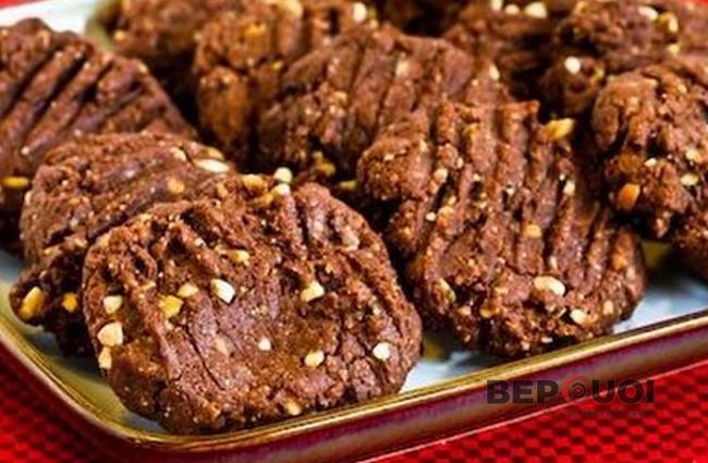 Bánh cookies cacao hạnh nhân