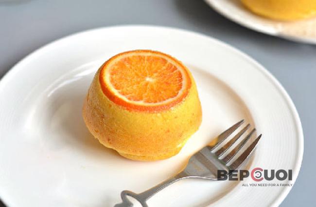 Bánh cupcake cam tươi nướng