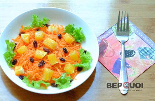 Salad cà rốt và cam