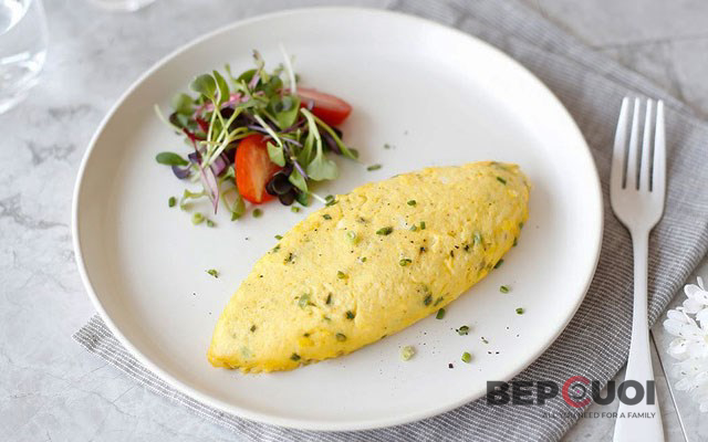 Cách làm trứng omelet tan chảy siêu ngon siêu béo