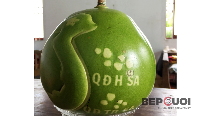 Cách in chữ lên trái cây