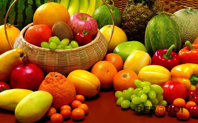 Tác dụng giảm cân của trái cây qua màu sắc